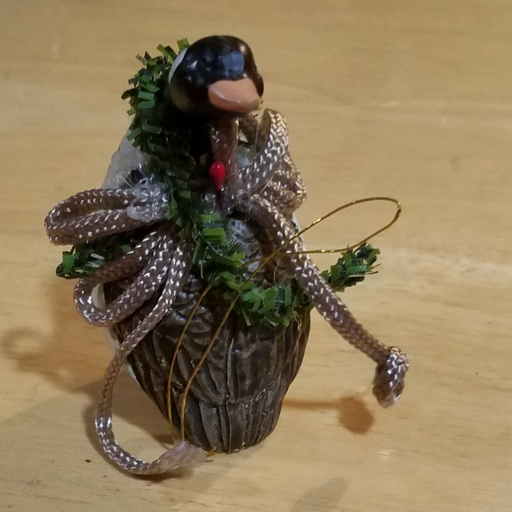 Vintage Ceramic Canada Goose Ornament